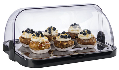 APS Buffet-Vitrine, schwarz