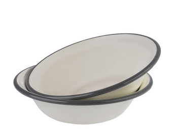 APS Emaille-Schale, Durchmesser: 165 mm, 2er Set