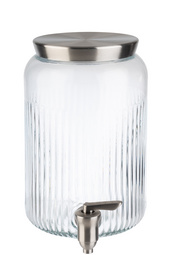 APS Getränkespender, 3,8 Liter, Glas/Edelstahl