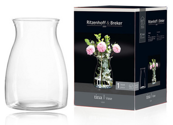 Ritzenhoff & Breker Vase "TINA", aus Glas