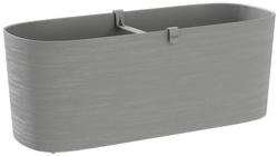 tera Blumenkasten "Paros", Breite: 500 mm, fog grey