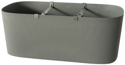 tera Pflanztrog "Kos", Breite: 780 mm, fog grey
