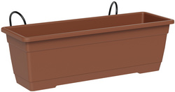 tera Blumenkasten-Set "Birka", inkl. Halter, terrakotta