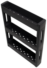 EDA Beistellwagen MOBILO DESSERTE XS, PP, 3 Böden, anthrazit