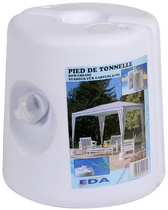 EDA Pavillonfuß, Kunststoff, zum Befüllen, weiß