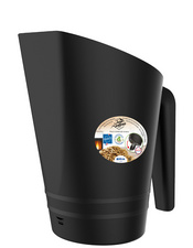 EDA Pelletschaufel XL, Kunststoff, schwarz