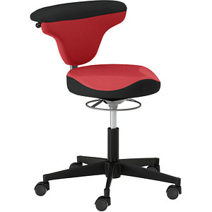 Mayer Arbeitsdrehstuhl myTORRO SIT mit Vitalsitz rot, schwarz Mayer Arbeitsdrehstuhl myTORRO SIT mit Vitalsitz rot, schwarz