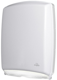 Fripa Falthandtuch-Spender, Kunststoff, weiß