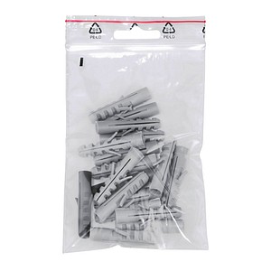 100 Druckverschlussbeutel 50 µm 12,0 x 17,0 cm, mit Euroloch 100 Druckverschlussbeutel 50 µm 12,0 x 17,0 cm, mit Euroloch
