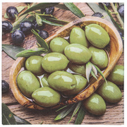 PAPSTAR Motiv-Servietten "Olive Flavour", 330 x 330 mm