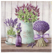 PAPSTAR Motiv-Servietten "Lavande", 330 x 330 mm