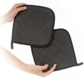 HYGOSTAR Topflappen "FLAMESTAR", schwarz