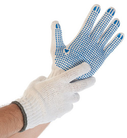 HYGOSTAR Arbeitshandschuh STRUCTA I, weiß, XL