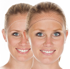 HYGOSTAR Haarnetz, aus Nylon, hellbraun, 144er Pack