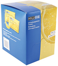 HYGOSTAR Erfrischungstuch Lemon, 100er Karton