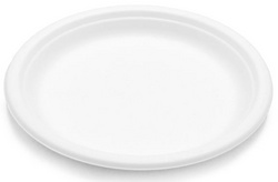 NATURE Star Zuckerrohr-Teller Bordofino, rund, 170 mm, weiß