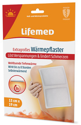 Lifemed Wärmepflaster, 190 x 130 mm, weiß