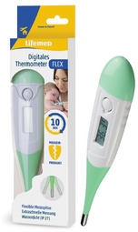 Lifemed Fieberthermometer "Flex", weiß/grün