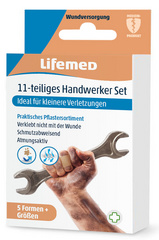Lifemed Pflaster-Set "Handwerker", 11-teilig