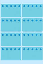 HERMA Tiefkühletiketten, 26 x 40 mm, blau, selbstklebend