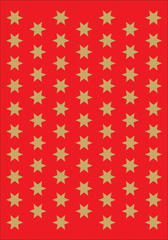 HERMA Weihnachts-Sticker DECOR "Sterne", 8 mm, gold