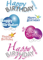 HERMA Geschenke-Sticker DECOR "Happy Birthday
