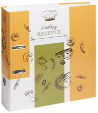 PAGNA Rezept-Ordner "Lieblingsrezepte", DIN A4, 75 mm
