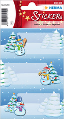 HERMA Weihnachts-Sticker DECOR "Winterlandschaft