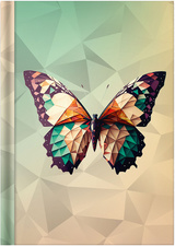 RNK Verlag Notizbuch "Schmetterling", DIN A5, kariert