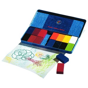 16 STOCKMAR Wachsmalblöcke farbsortiert