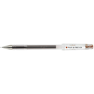 PILOT G-Tec C4 0.4 Gelschreiber transparent 0,4 mm, Schreibfarbe: braun