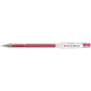 PILOT G-Tec C4 0.4 Gelschreiber transparent 0,4 mm, Schreibfarbe: pink