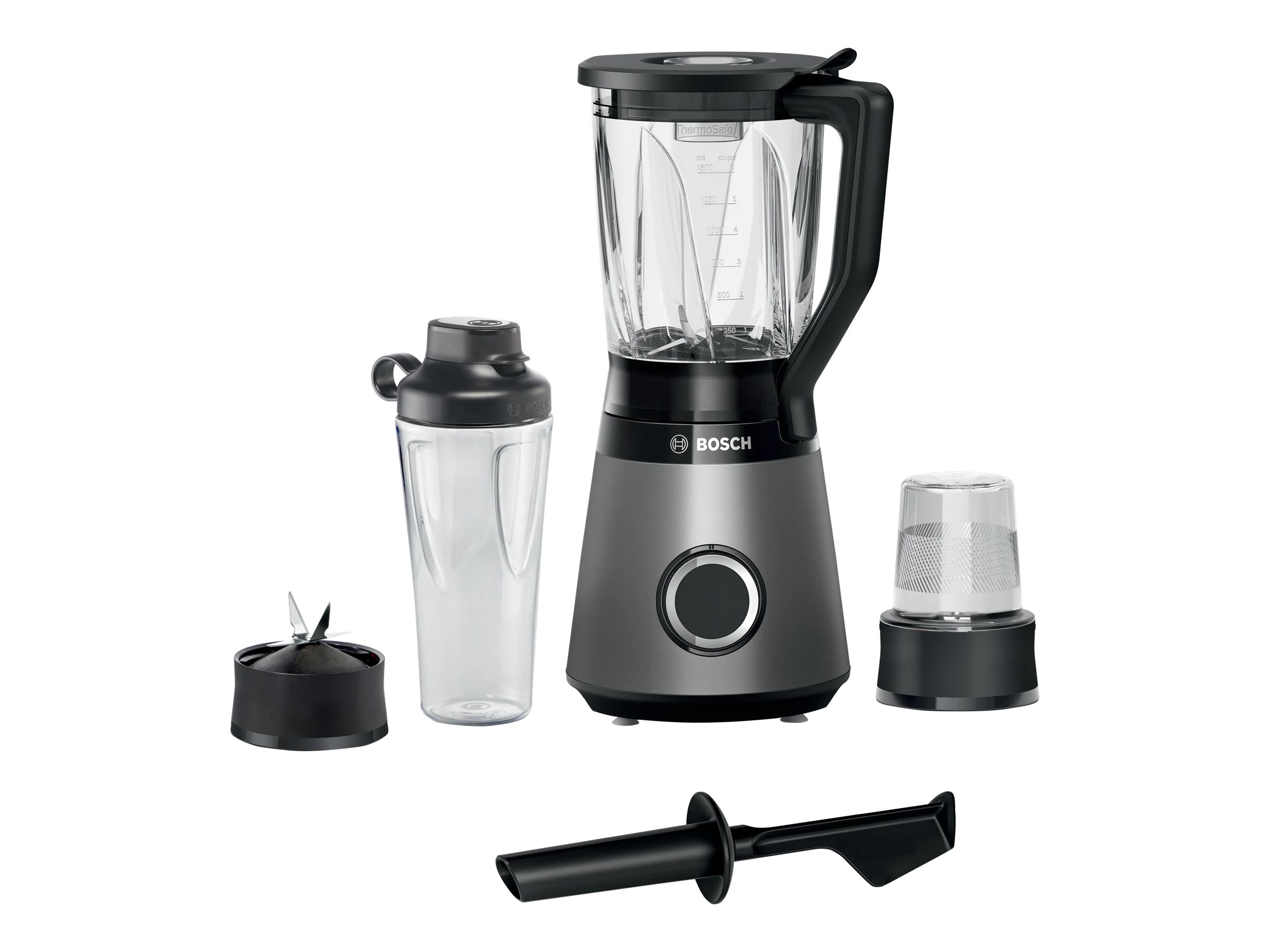 BOSCH MMB6177S Standmixer VitaPower Serie 4 Smoothie Maker silber/schwarz