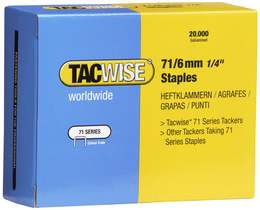 TACWISE Heftklammern 71/6 mm verzinkt, 20.000 Stück