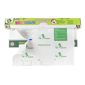 JOLLY Bucheinbandfolie selbstklebend mit Cutter transparent 45,0 cm x 10,0 m JOLLY Bucheinbandfolie selbstklebend mit Cutter transparent 45,0 cm x 10,0 m