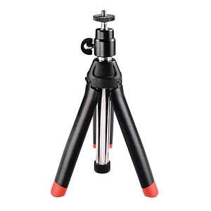 HAMA Multi "4in1" Tischstativ 1/4 Zoll Arbeitshöhe=20 - 90 cm Schwarz inkl. Sma