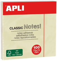 agipa Haftnotizen "CLASSIC Notes!", 75 x 50 mm, gelb