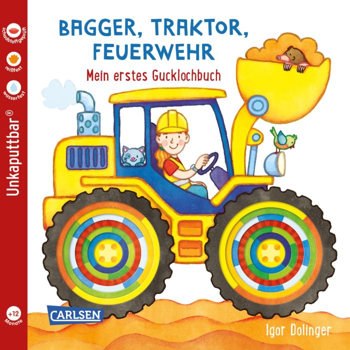 Baby Pixi 115 Bagger, Traktor, Feuerwehr