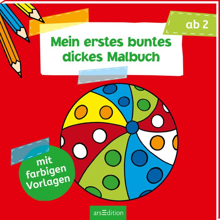 Mein 1. buntes dickes Malbuch
