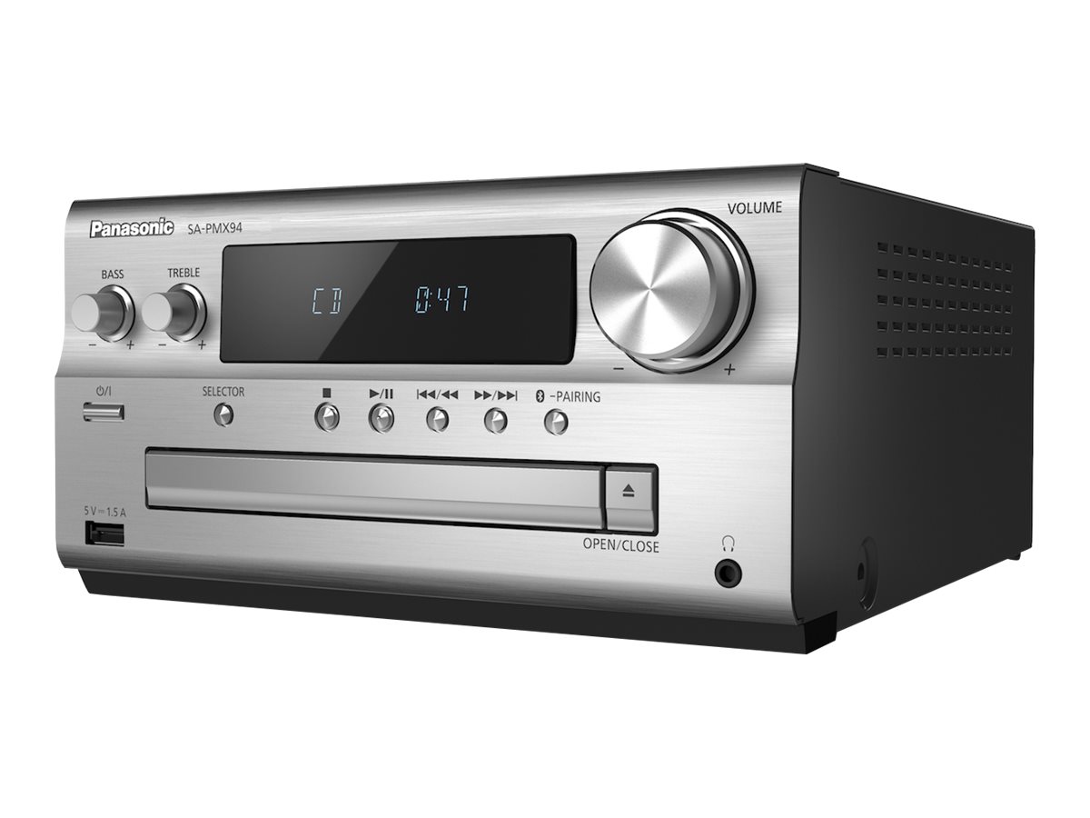 PANASONIC SC-PMX94EG-S CD-Mikrosystem mit DAB+ und optischem Eingang silber
