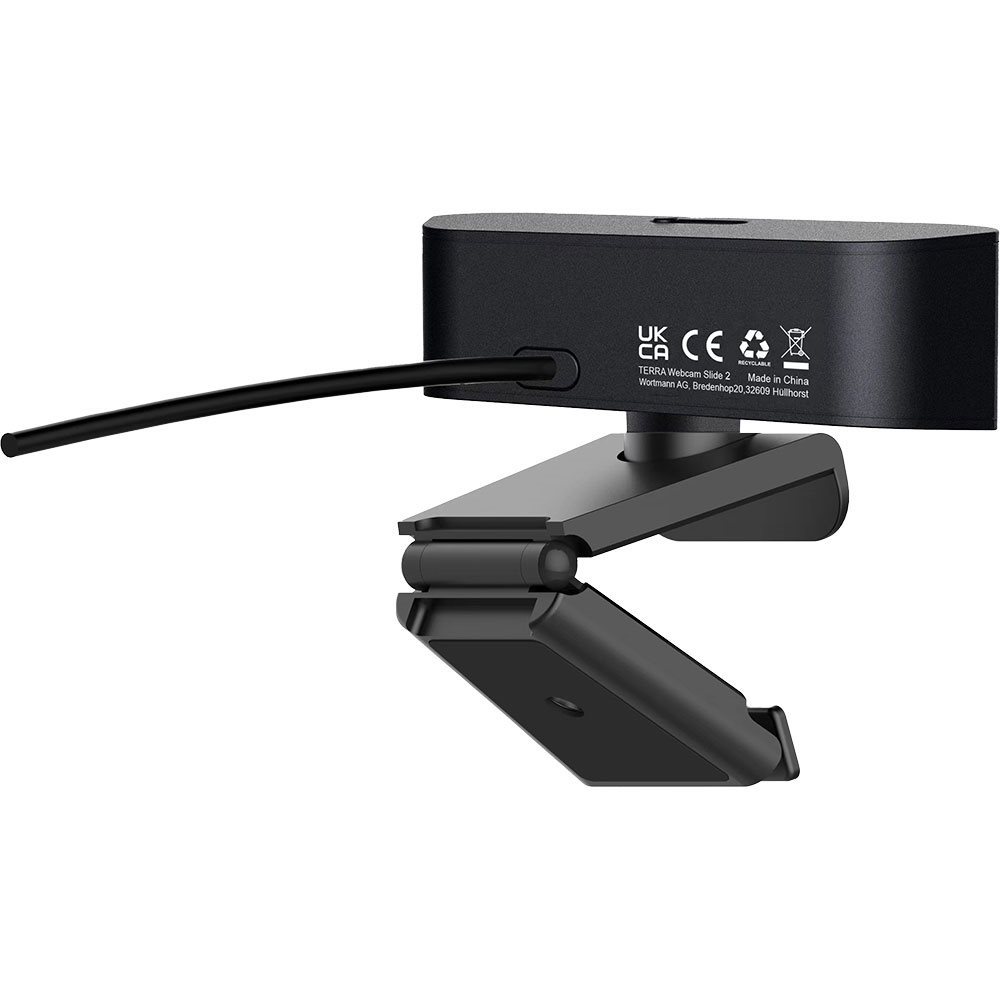 TERRA Webcam Slide 2 mit Schieber (C1919) Full-HD, Auto Focus, Stereo Mic, Priv