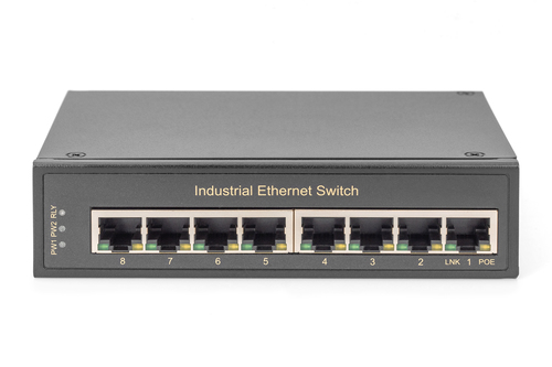 DIGITUS Industr. 8-Port Gigabit Switch