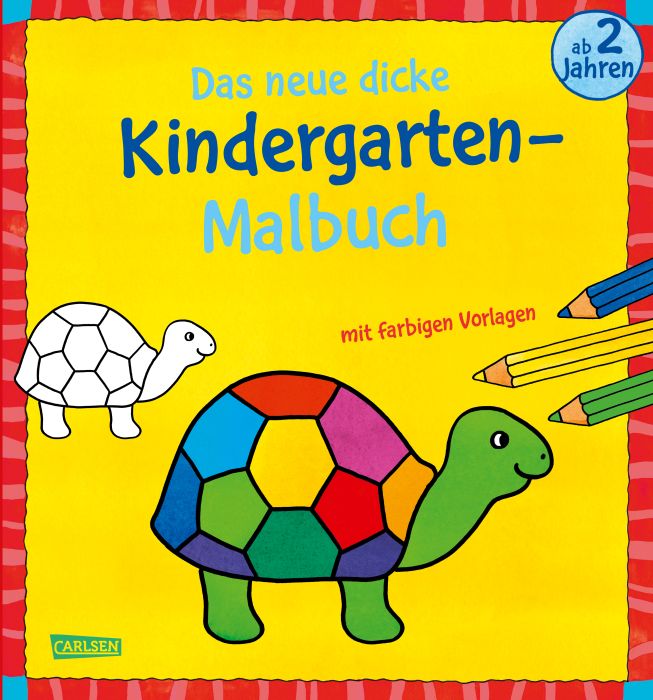 Das neue, dicke Kindergarten-Malbuch