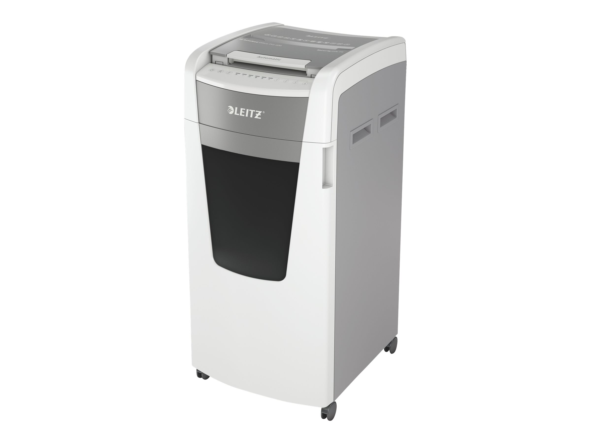 LEITZ Aktenvernichter IQ AutoFeed OfficePro 600 P5, weiß