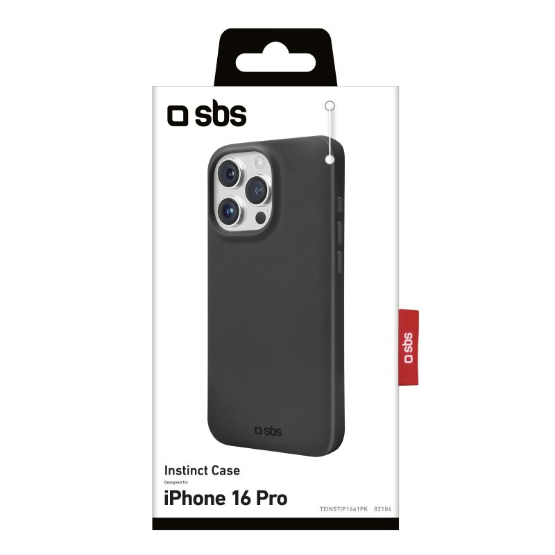 SBS Instinct Cover für iPhone 16 Pro black
