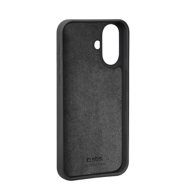 SBS Instinct Cover mit MagSafe für iPhone 16 black