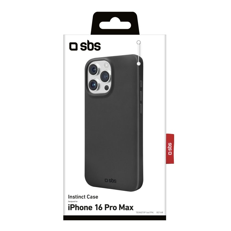 SBS Instinct Cover für iPhone 16 Pro Max black