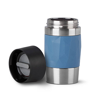 emsa Isolierbecher TRAVEL MUG Compact, 0,3 Liter, blau