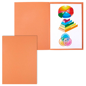 ELBA Aktendeckel Smart Line orange; 1 Pack = 100 St.