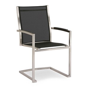 BEST Gartenstuhl Marbella schwarz